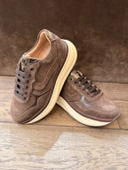 JANET ET JANET RUN PLAT DARK BROWN J-1072