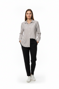 CAMICIA RIGHE BEIGE VICOLO