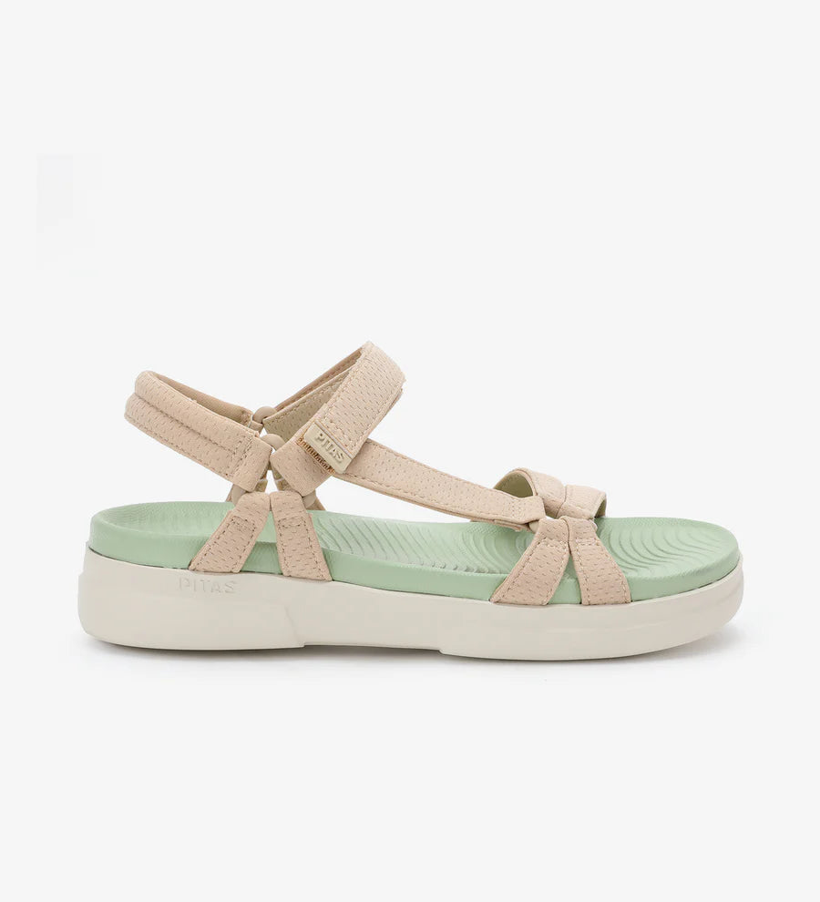 SANDALO CLAIRE BEIGE PITAS