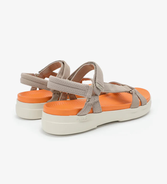 SANDALO CLAIRE TAUPE PITAS