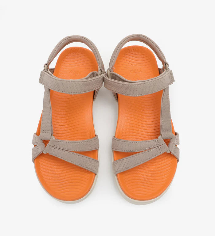 SANDALO CLAIRE TAUPE PITAS