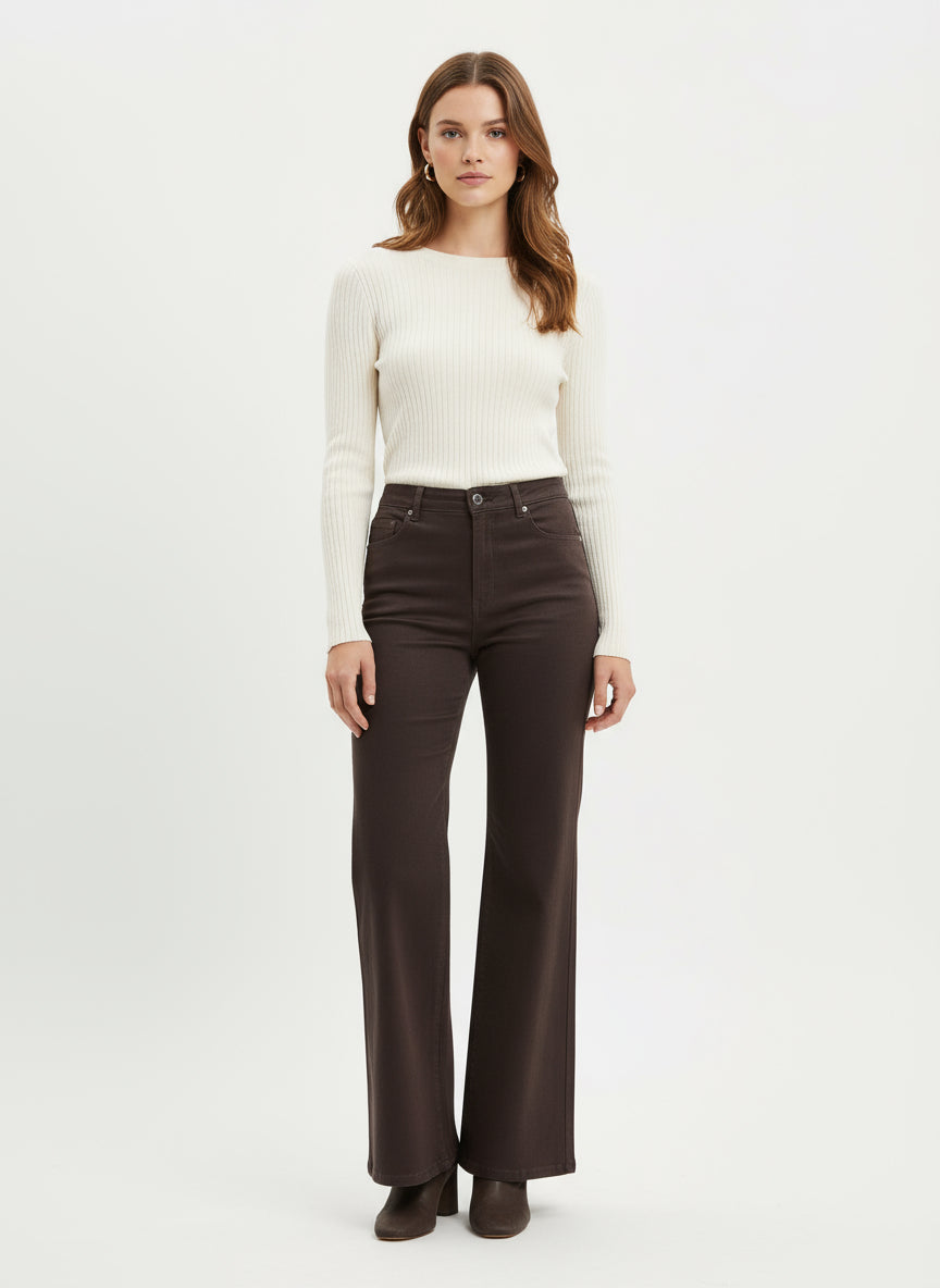 Jeans lexie marrone Vicolo