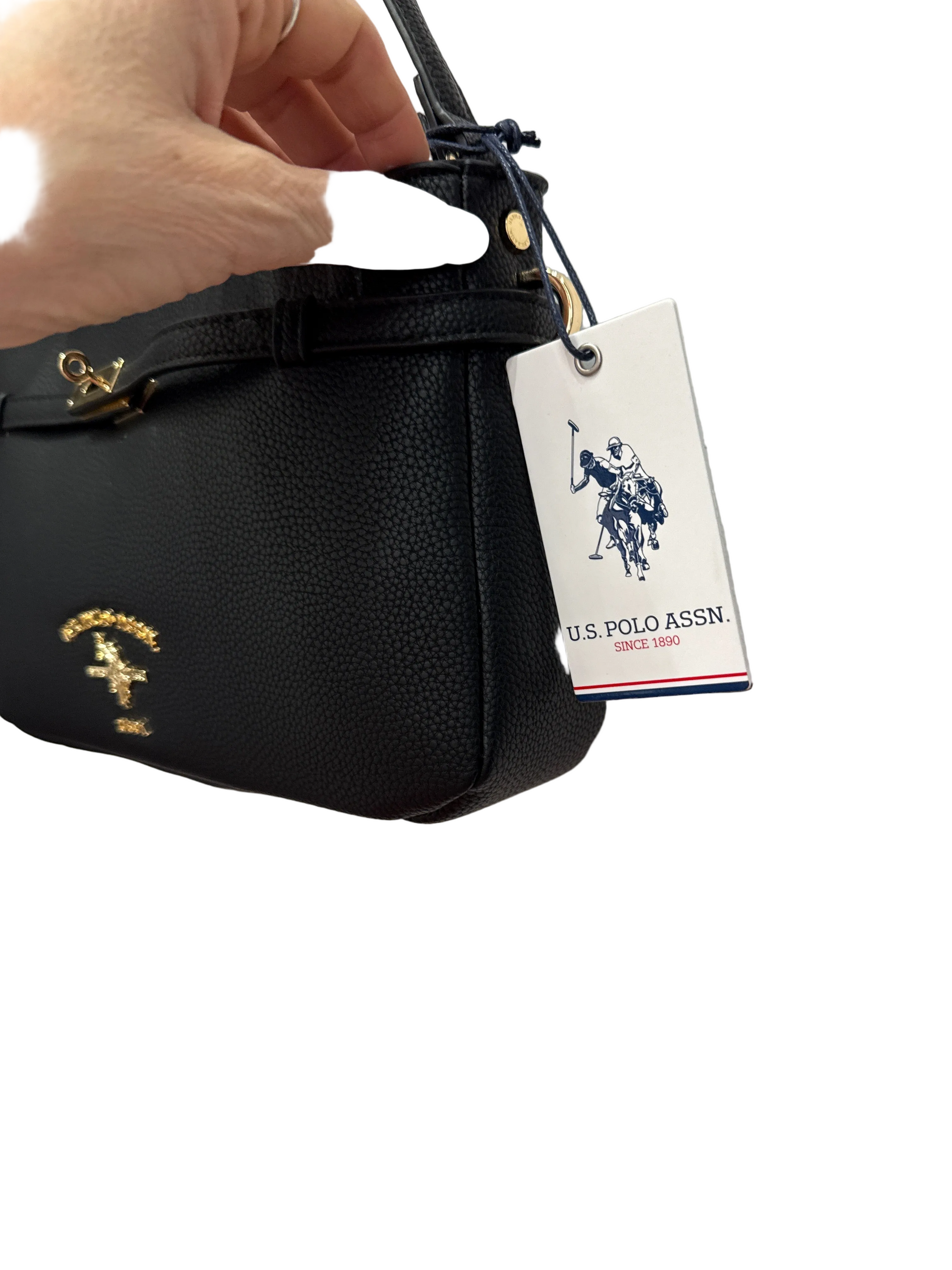 US POLO BORSA JONES STANFORD BAGUETTE BLACK