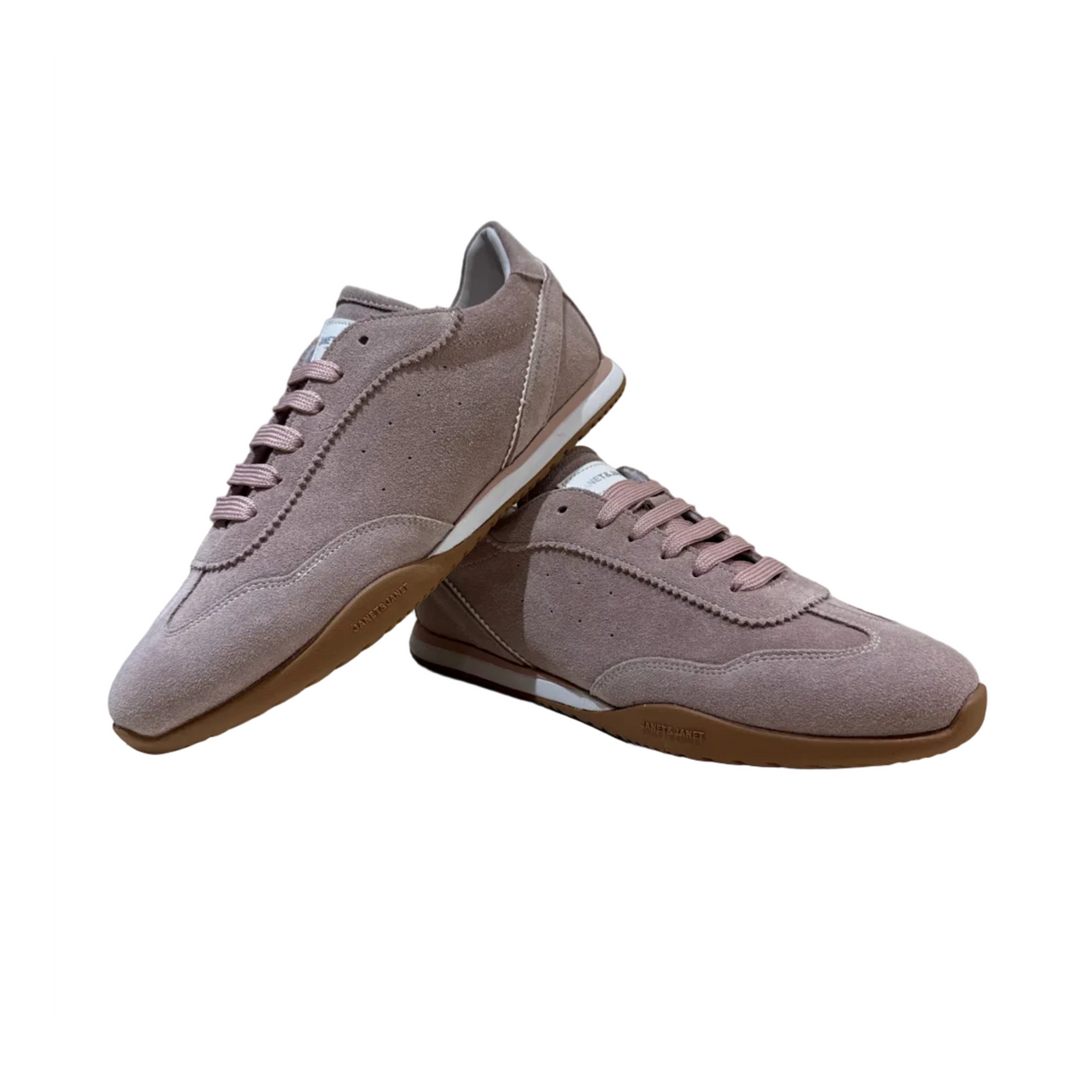 JANET & JANET SNEAKERS BASSE PINK7WHITE J-630 DONNA