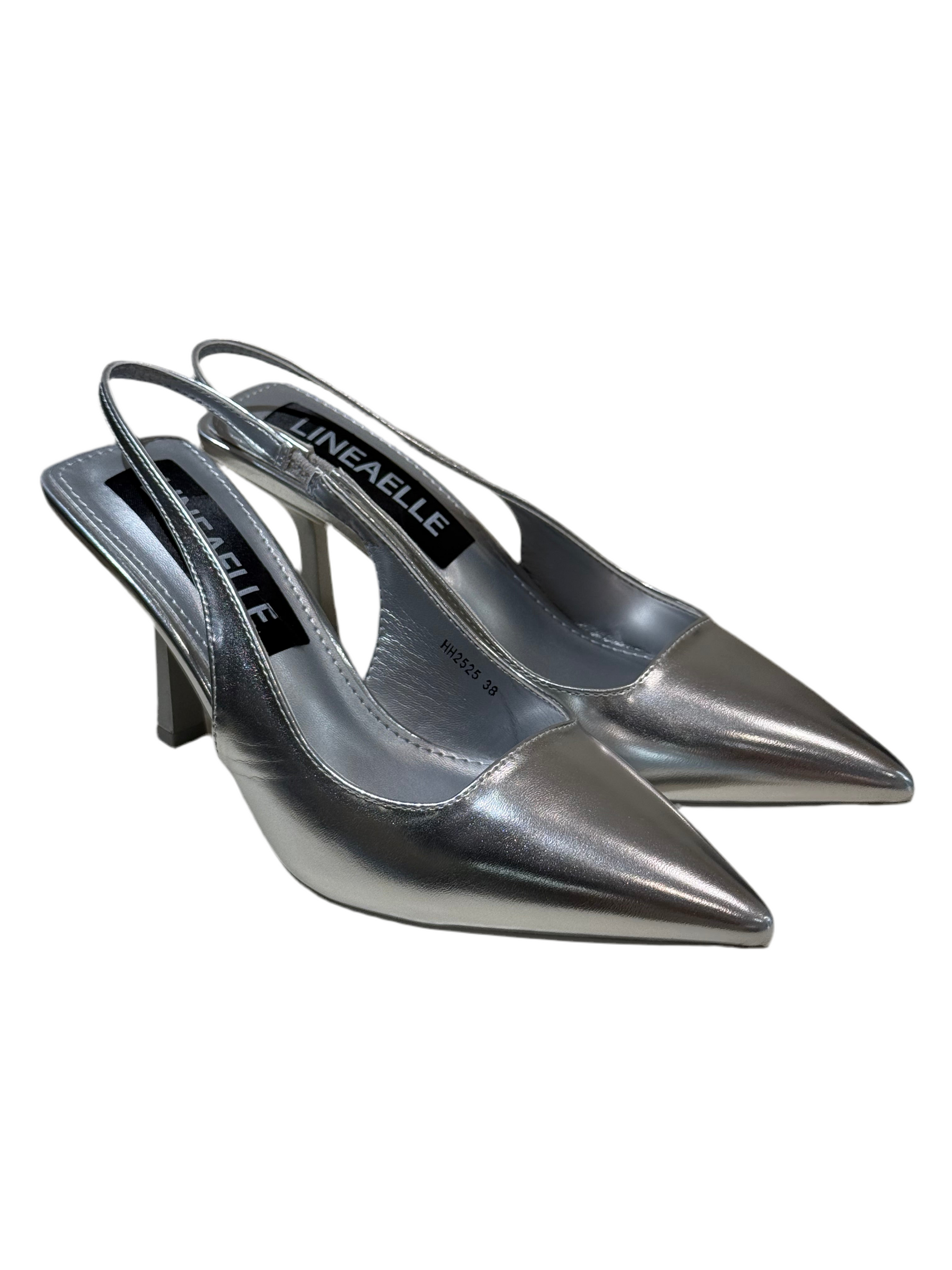 Chanel argento tacco 75 donna