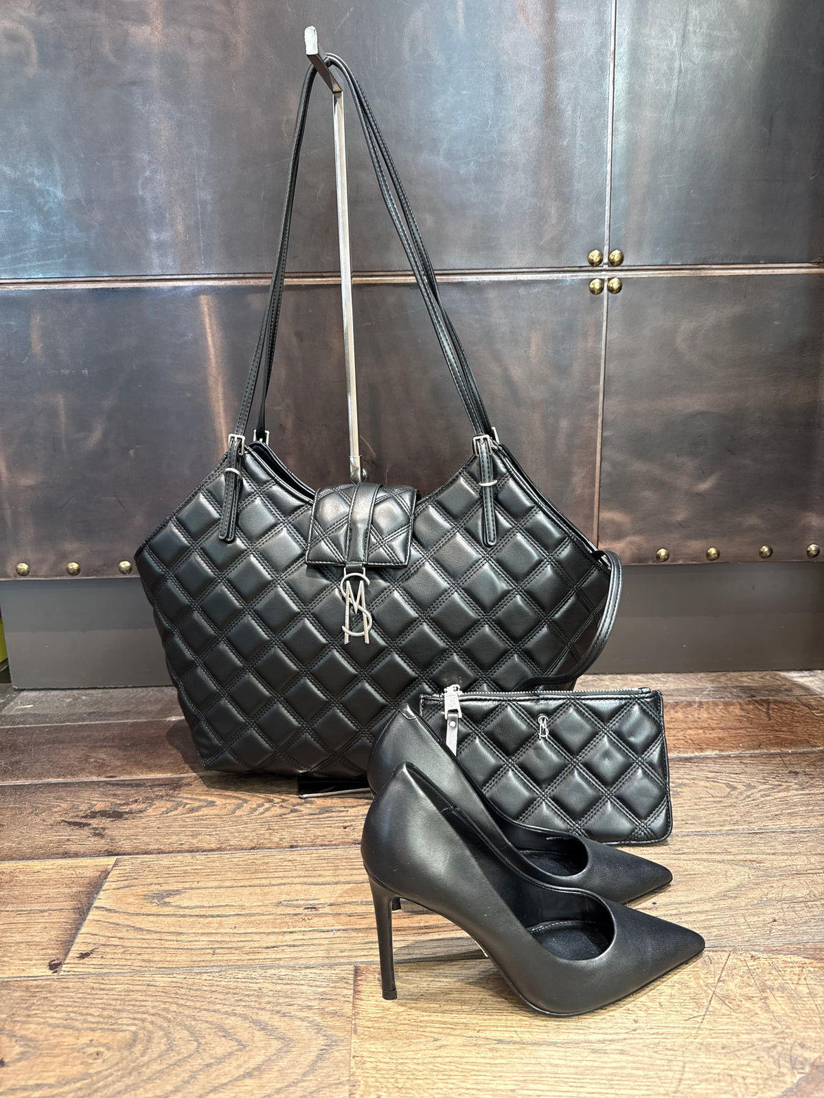 STEVE MADDEN BORSA BMCHENA MATERASSE' BLACK DONNA