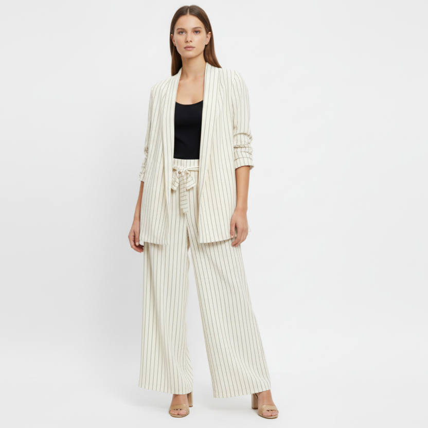 LINEAELLE COMPLETO GESSATO panna