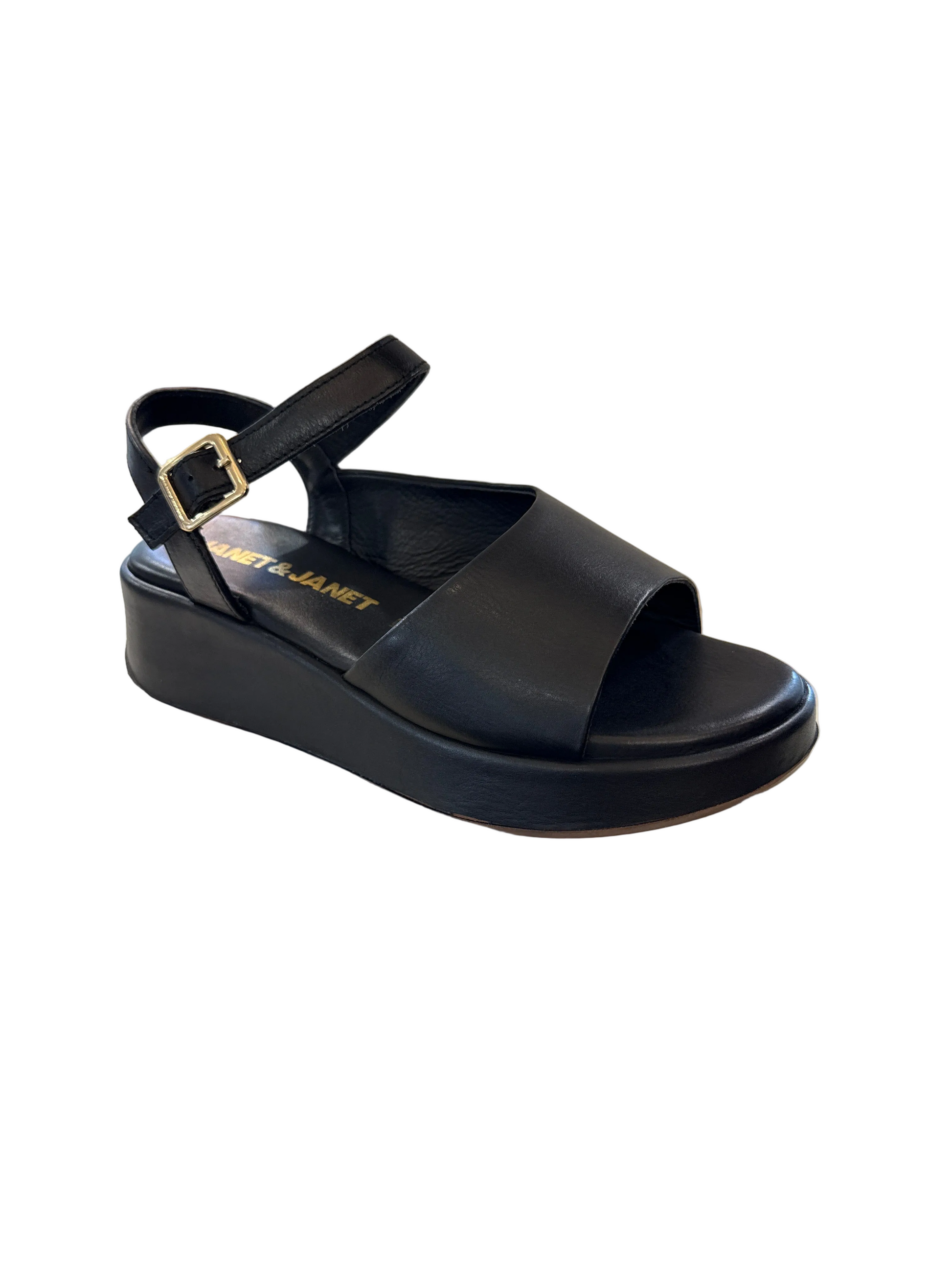 JANET & JANET SANDALO PLAT J-662 NERO