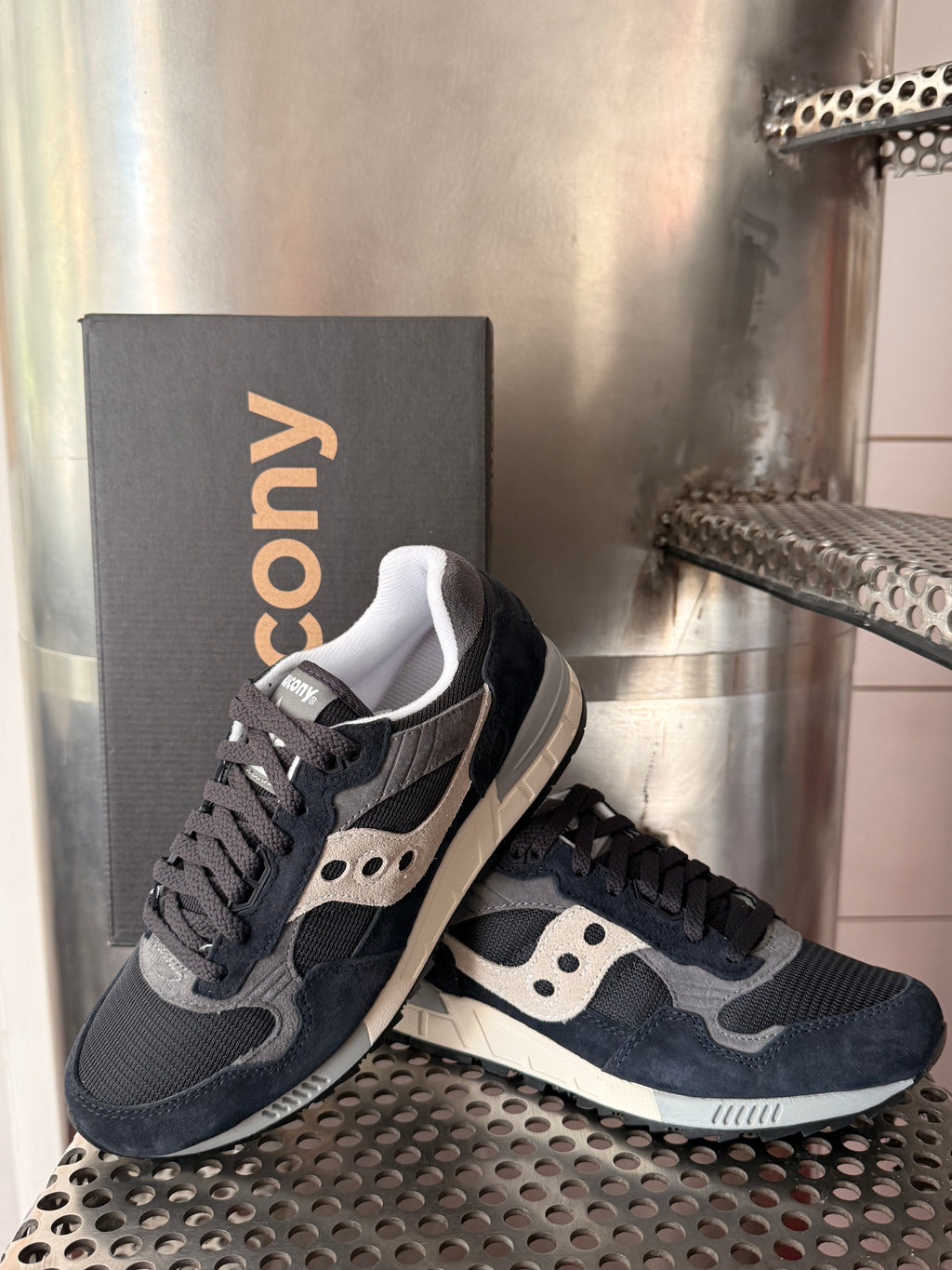 SAUCONY SHADOW 5000 NAVY GREY UOMO