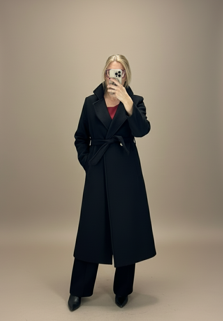 Cappotto nero Lineaelle