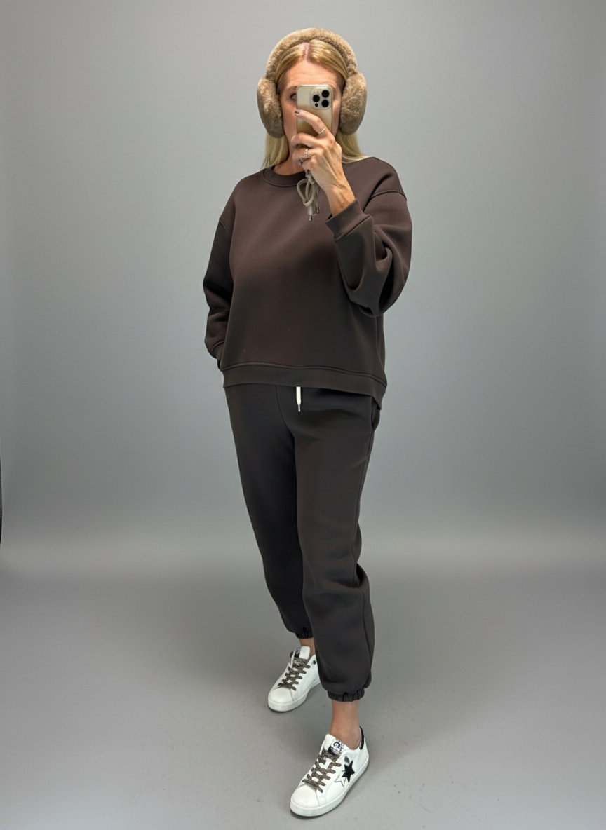 Felpa Vicolo marrone