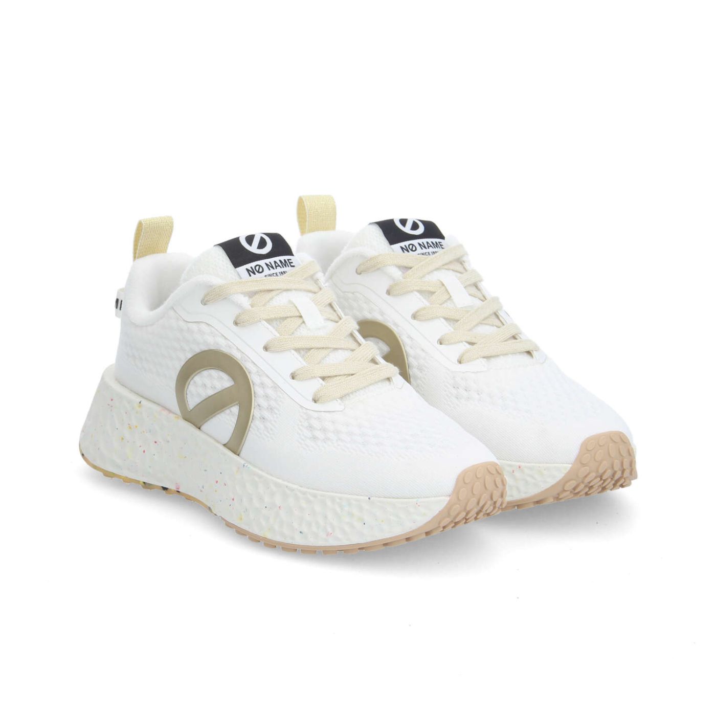 NO NAME SNEAKERS CARTER FLY BIANCO/DORATO