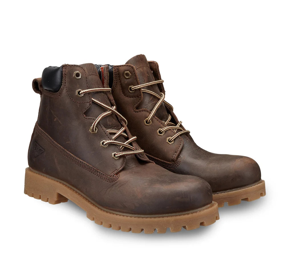 SCARPONCINO BOOT DOCSTEPS UOMO IMPERMEABILE BROWN