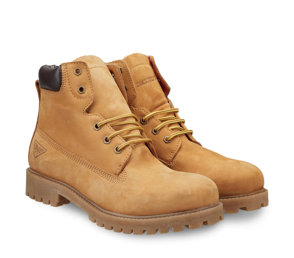 DOCKSTEPS BOOT GIALLO UOMO 1636 ROCCIA NABUK IMPERMEABILE