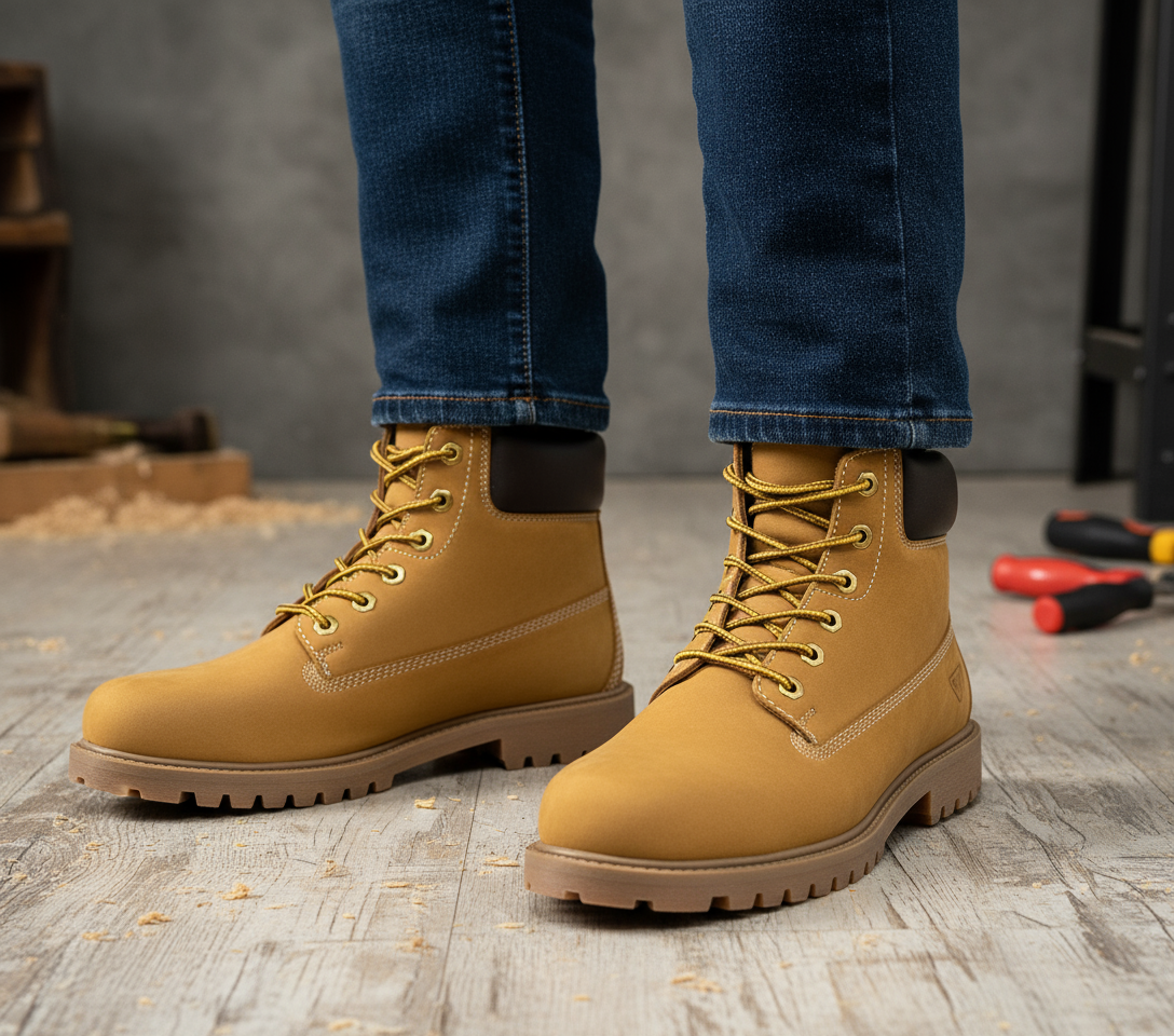 DOCKSTEPS STIVALETTI STRINGATI - YELLOW