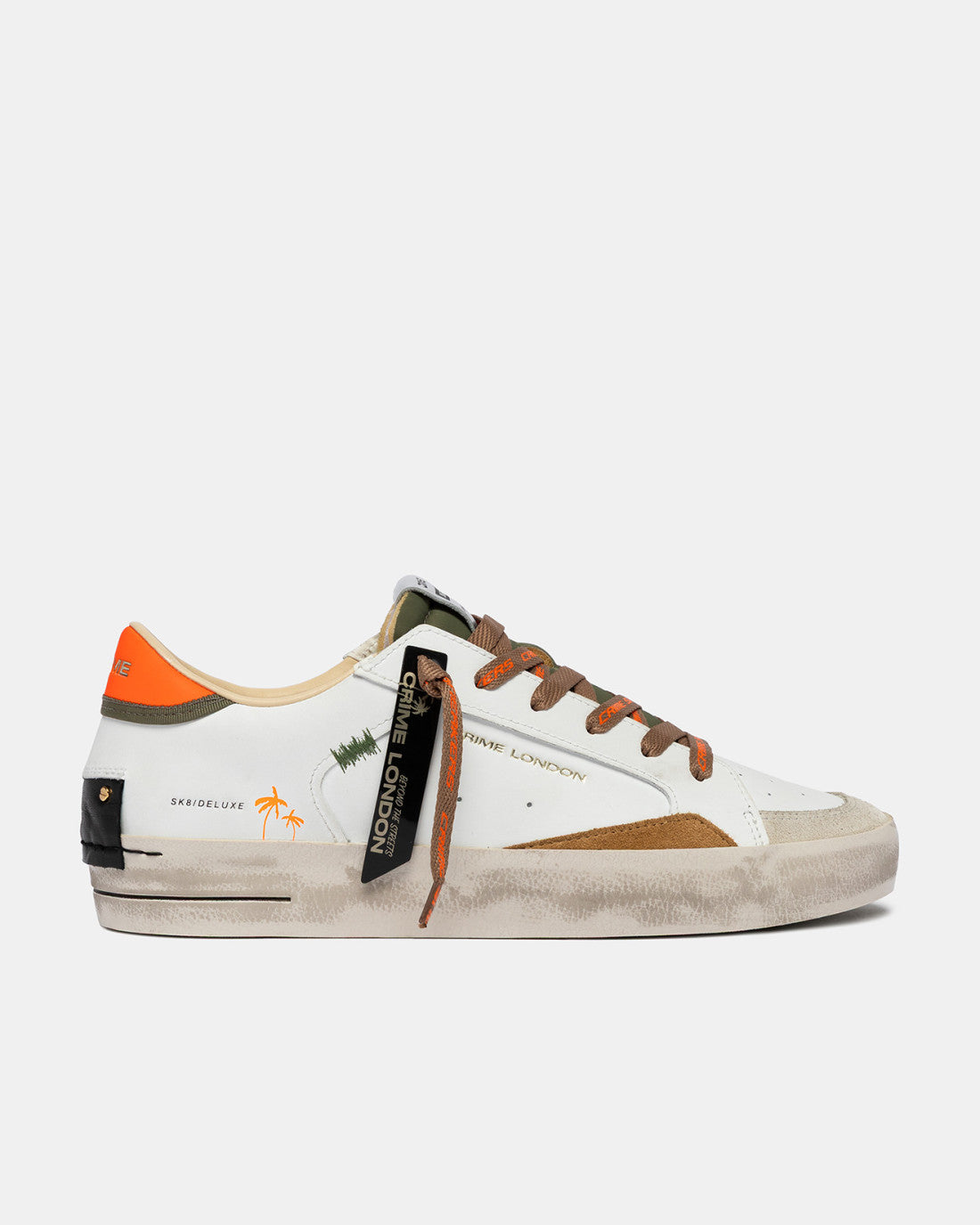 SK8 DELUXE AMBER TANGERINE CRIME SNEAKER UOMO