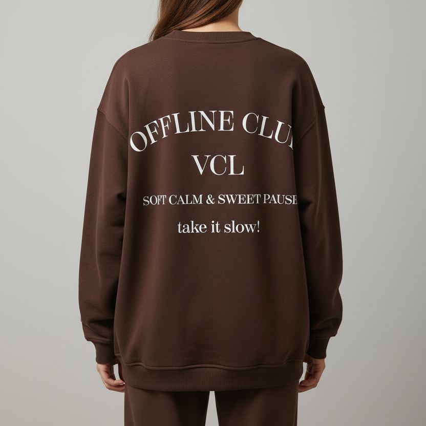 COMPLETO TUTA VICOLO CIOCCOLATO SCRITTE