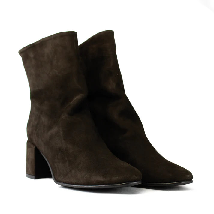 STIVALETTO ELENA Temy 2617 CAMOSCIO T.MORO TACCO 5CM LARGO