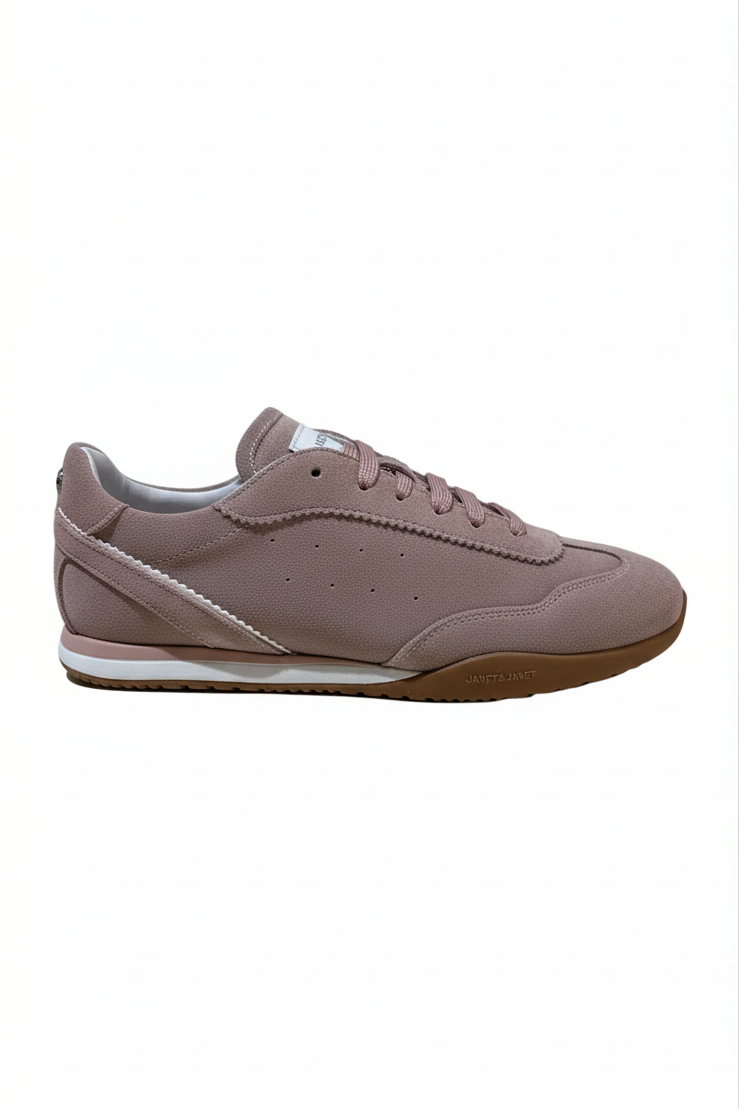 JANET & JANET SNEAKERS BASSE PINK7WHITE J-630 DONNA