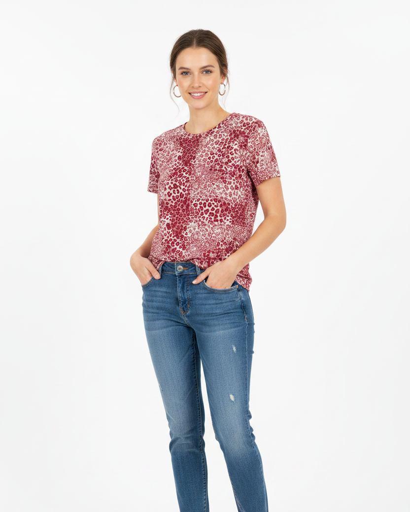 T-SHIRT LINEAELLE LEO/ ROSA