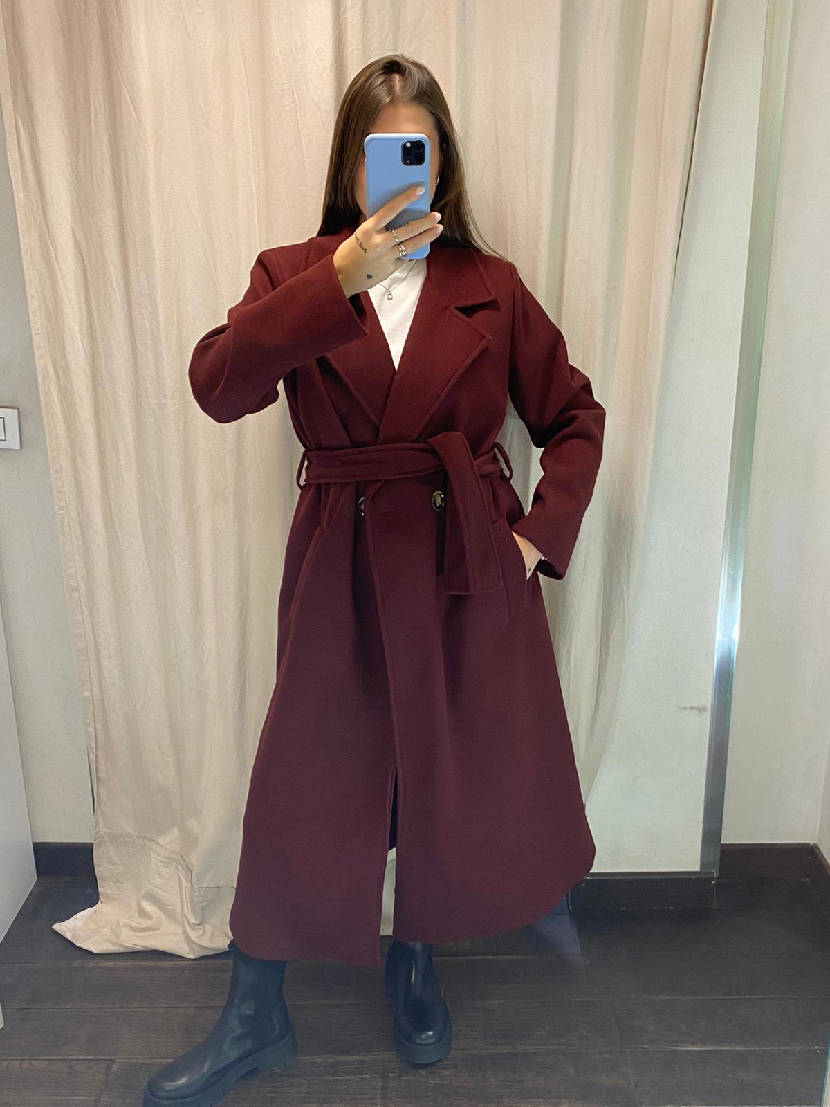 Cappotto bordeaux Autry