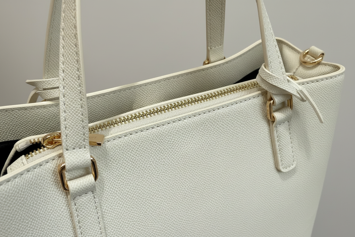 US POLO BORSA JONES DOUBLE HANDLE OFF WHITE