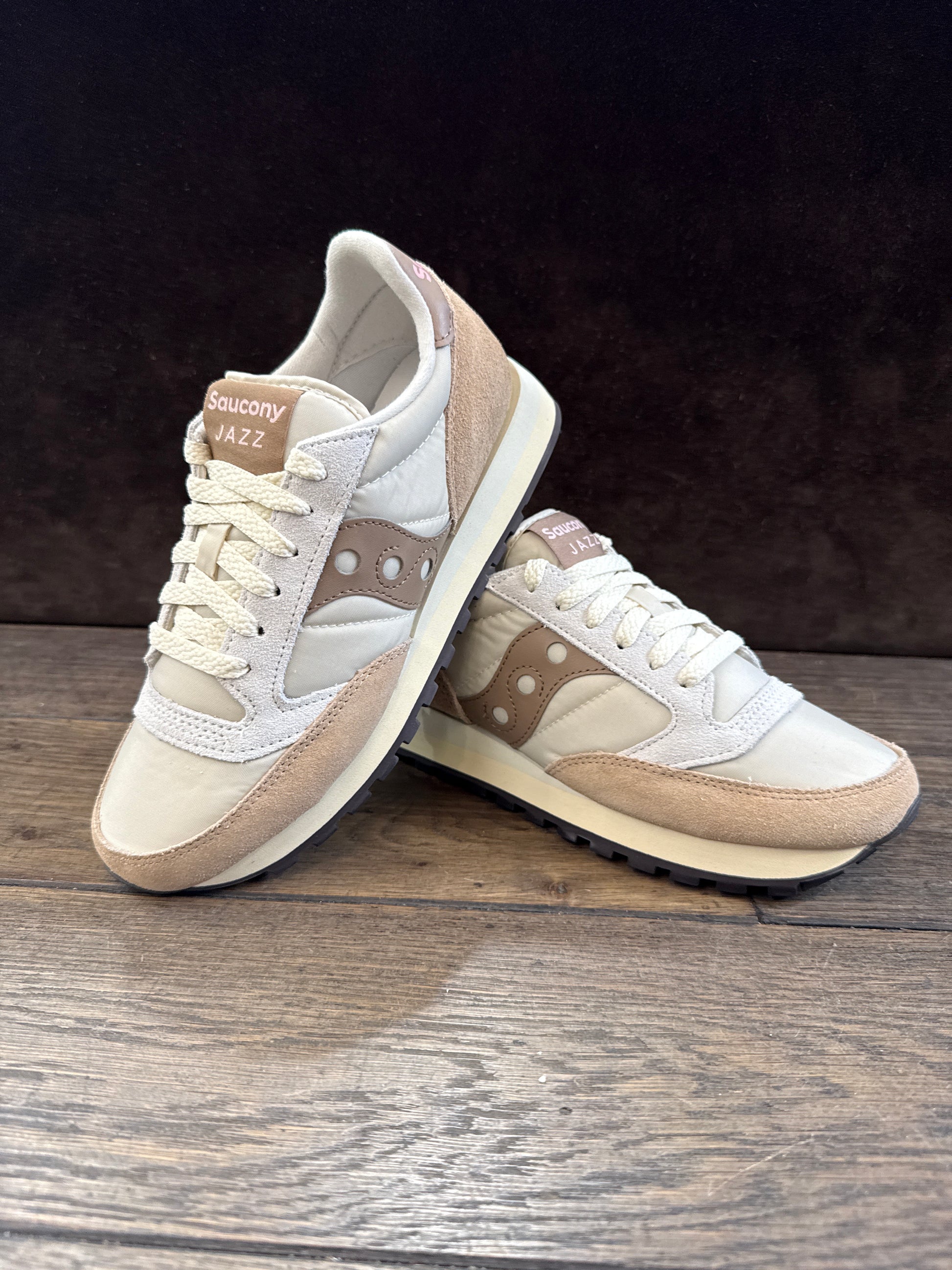 SAUCONY JAZZ ORIGINAL EGGSHELL7SADDLE CREME DONNA