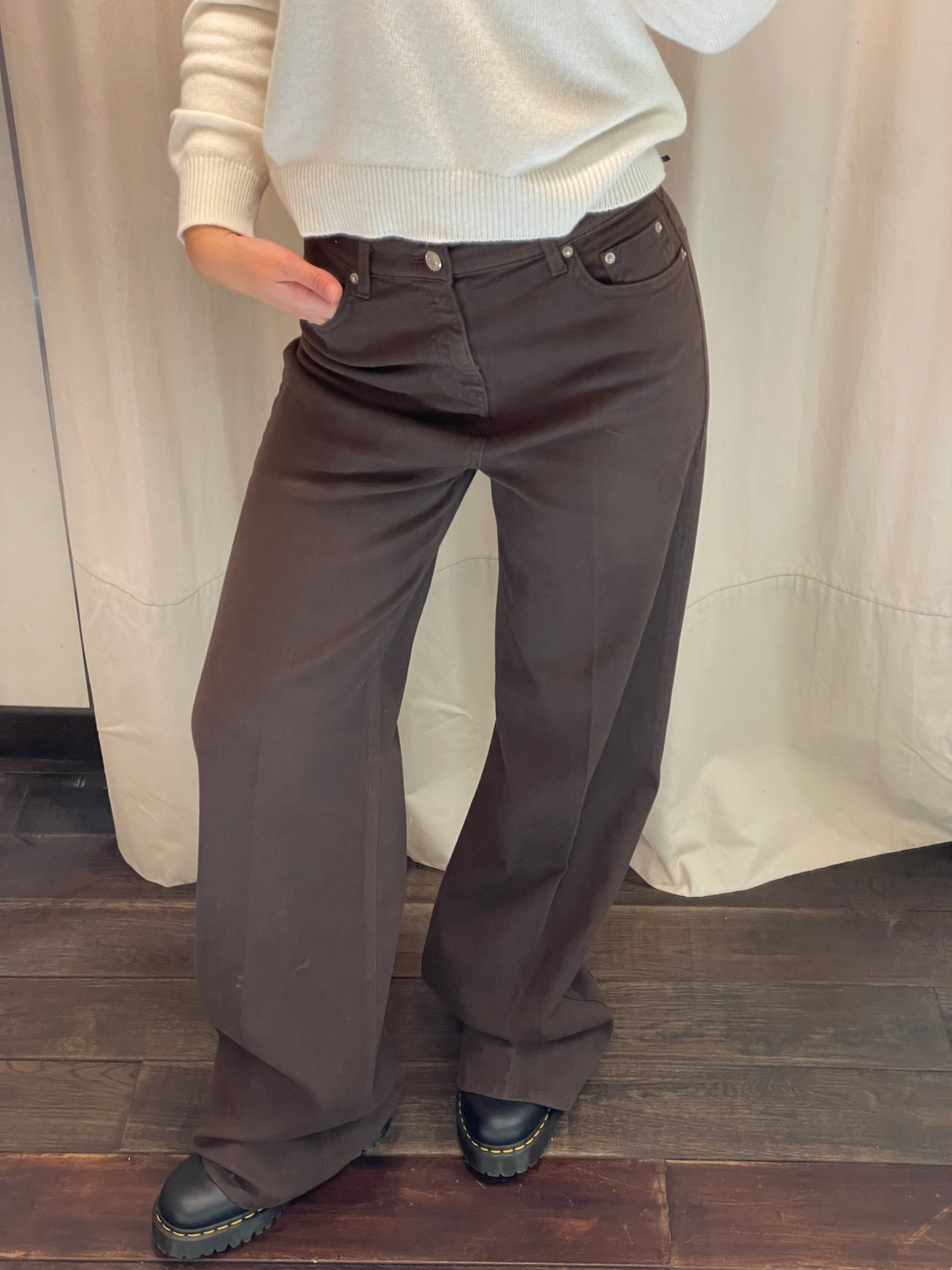Jeans lexie marrone Vicolo