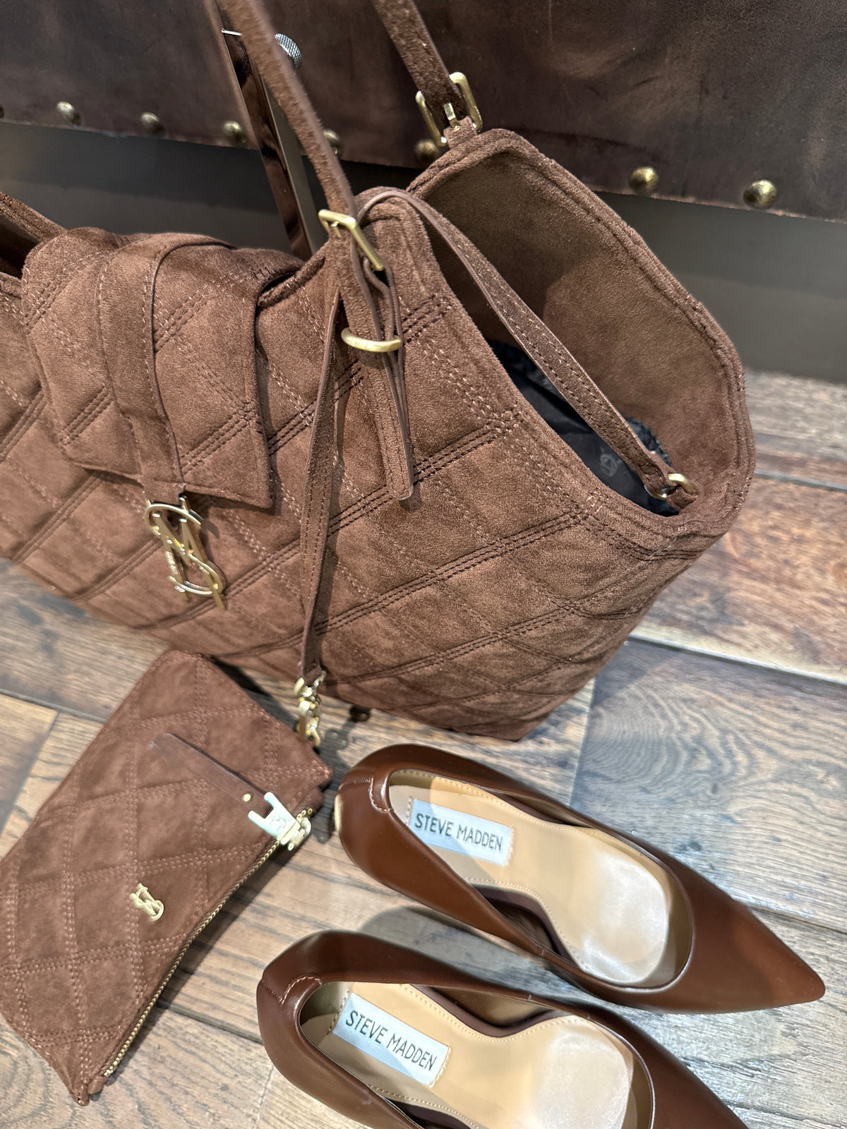 STEVE MADDEN BORSA BMCHENA MATERASSE' T.MORO DONNA