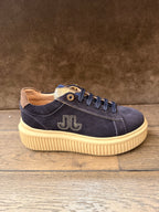 JANET ET JANET CAMOSCIO BLU PLAT J-1016