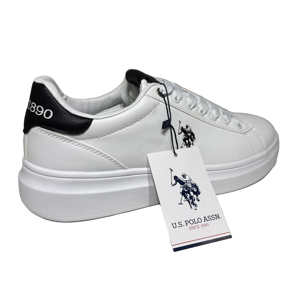 US POLO CODY WHITE-BLACK UOMO
