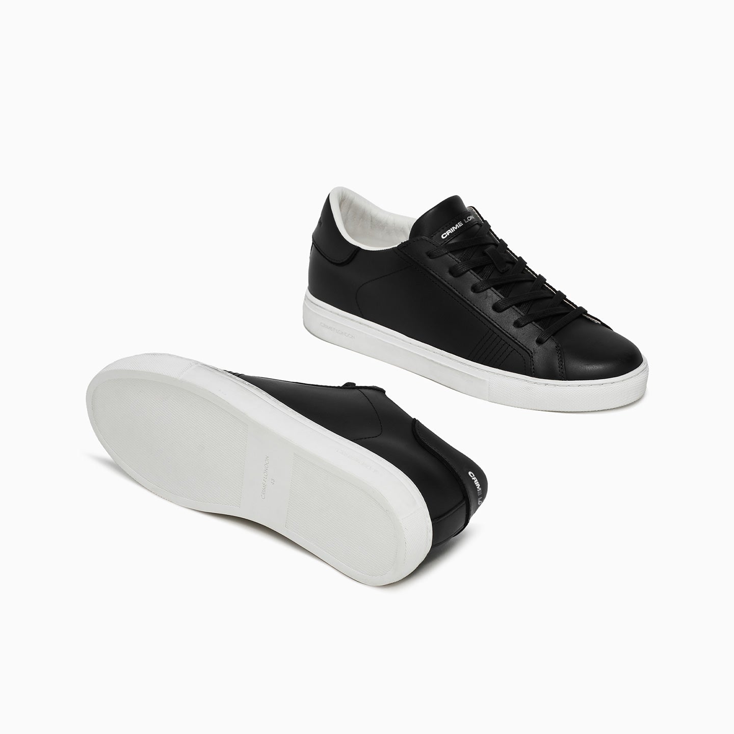 Sneakers Uomo - BASSO BASIC NERO - Crime London