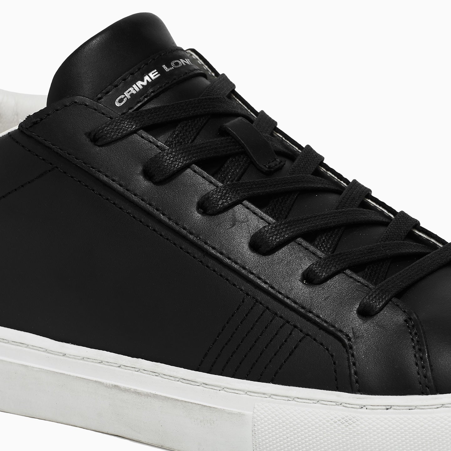 Sneakers Uomo - BASSO BASIC NERO - Crime London