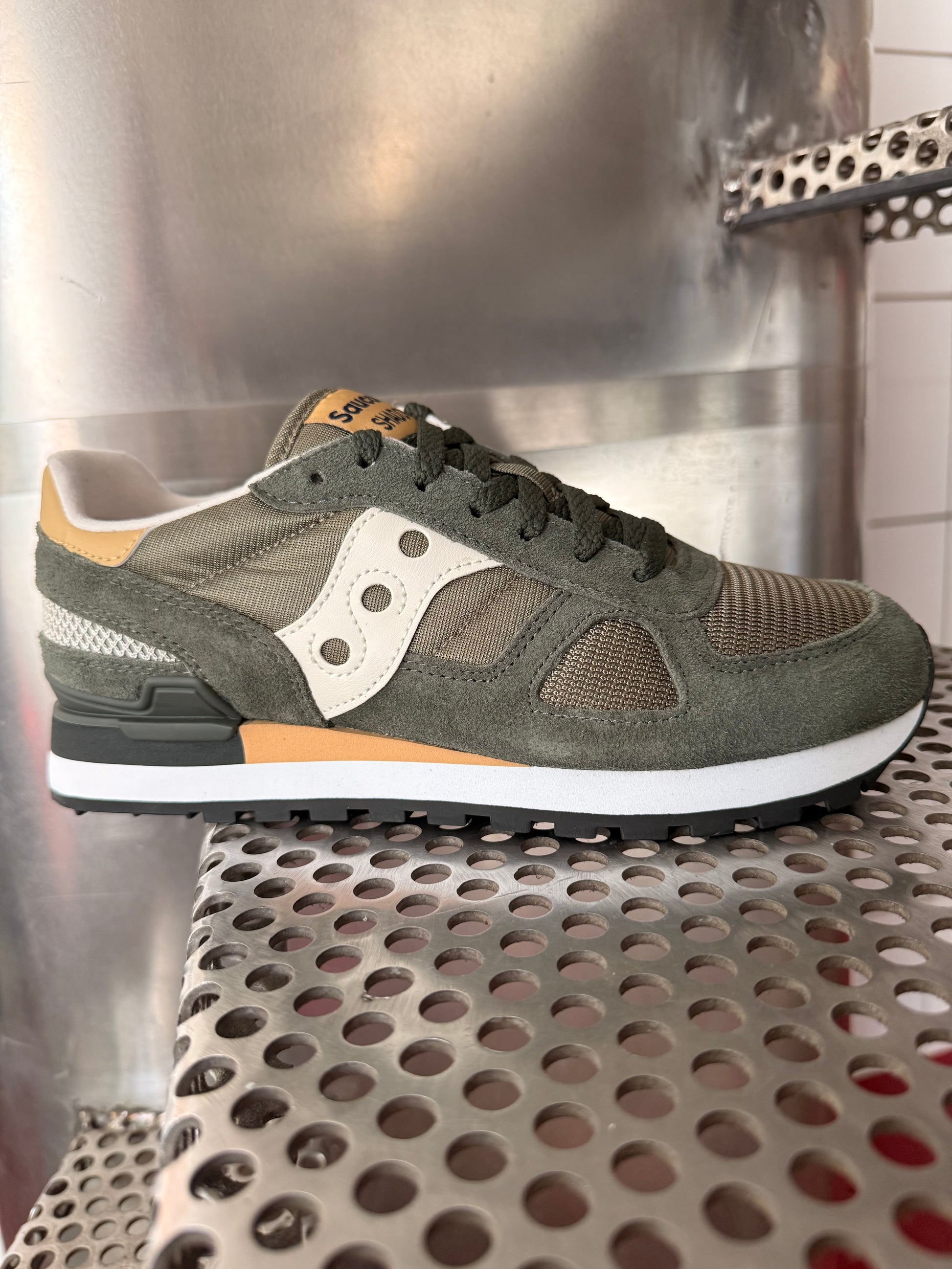 SAUCONY SHADOW ORIGINAL OLIVE/TAN UOMO
