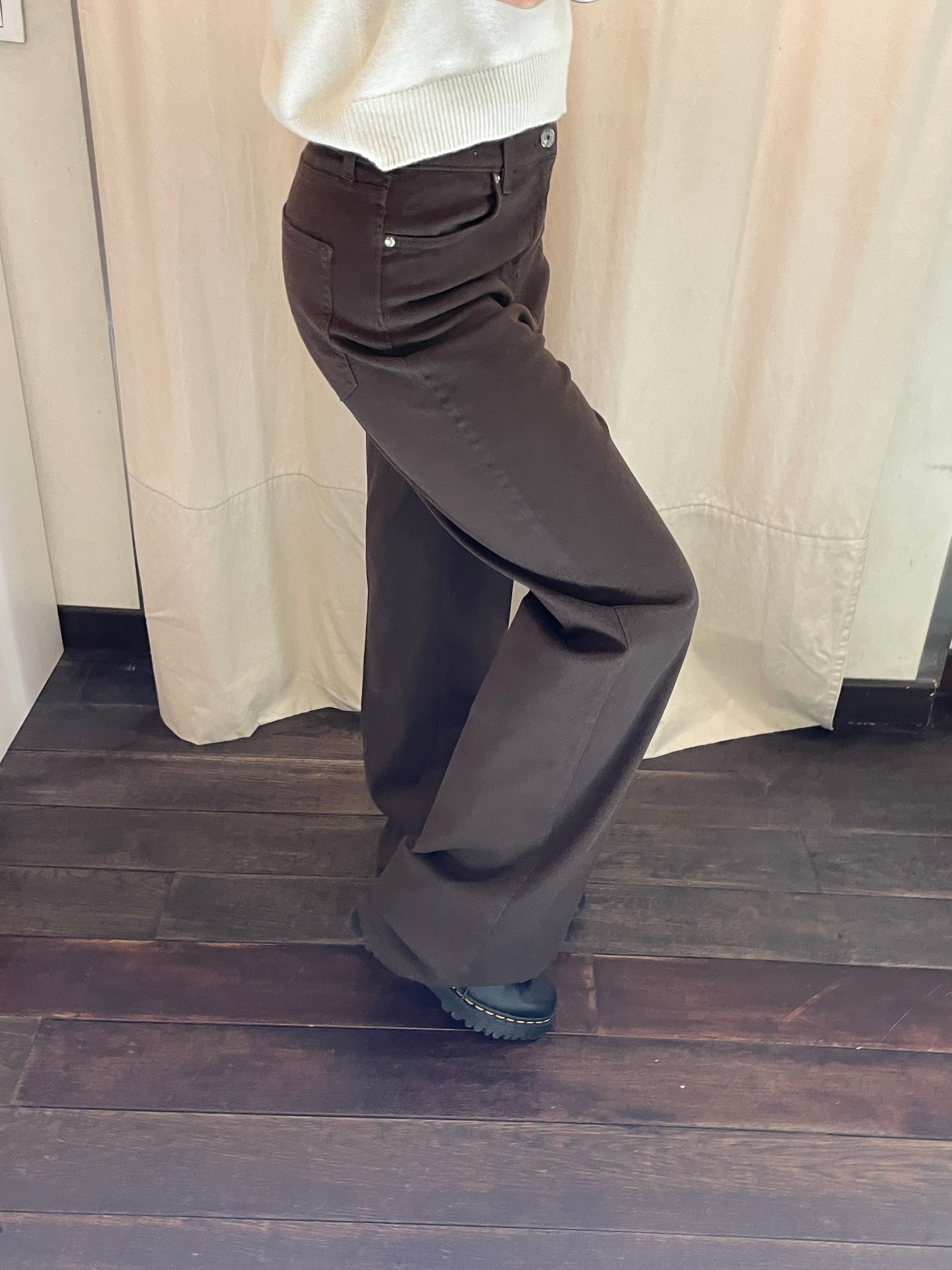 Jeans lexie marrone Vicolo