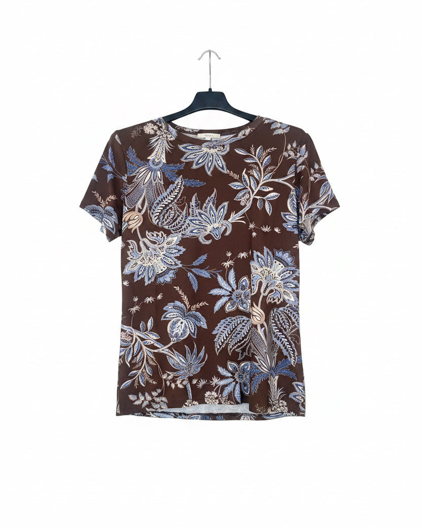 T-SHIRT LINEAELLE BANDANA MARRONE