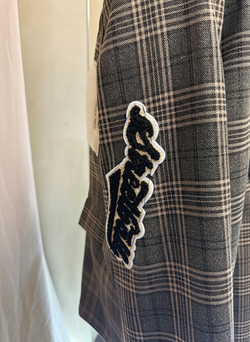 Giacca patch coniglio strass lineaelle