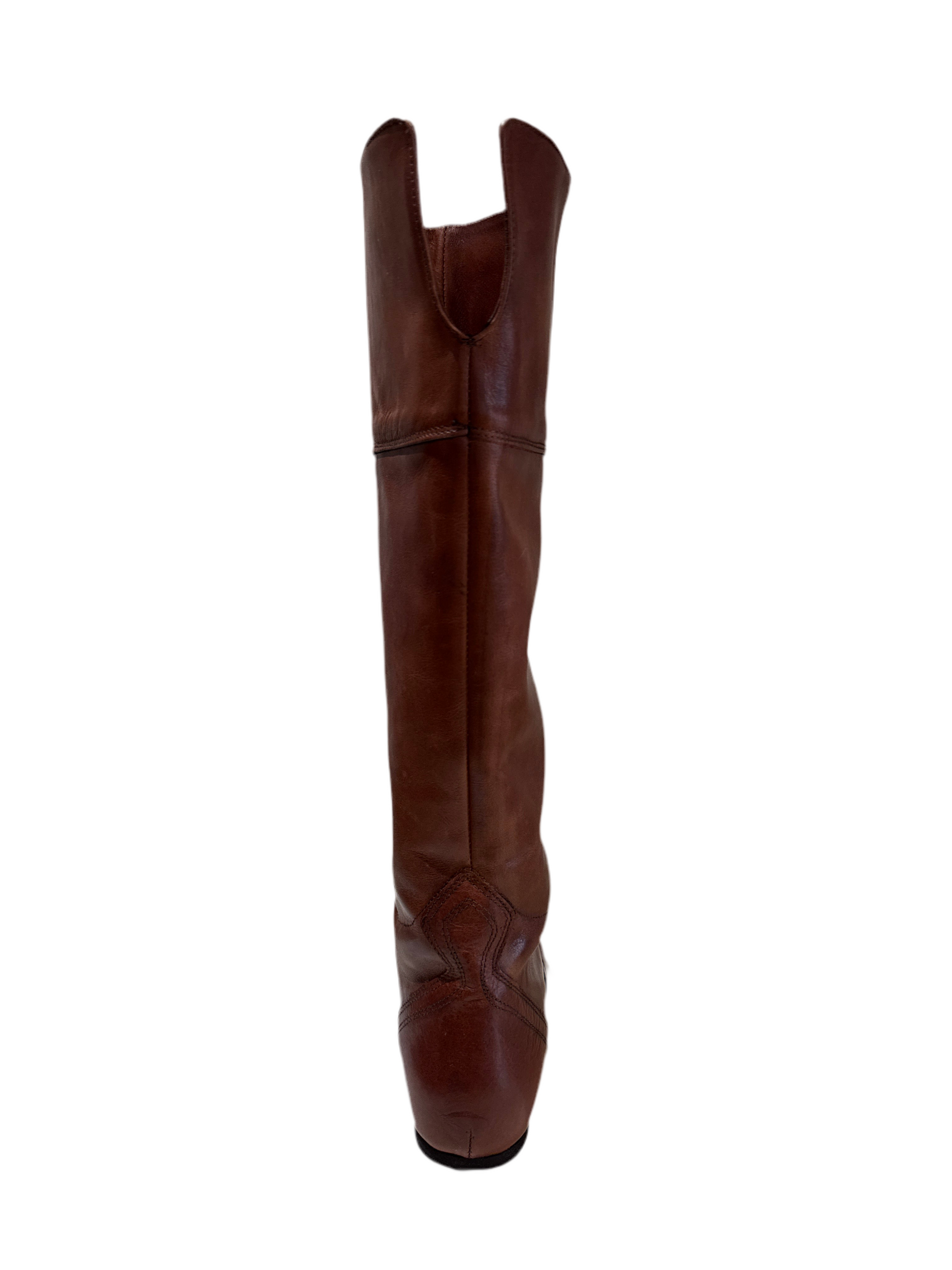 Stivali donna Temy Giada cognac