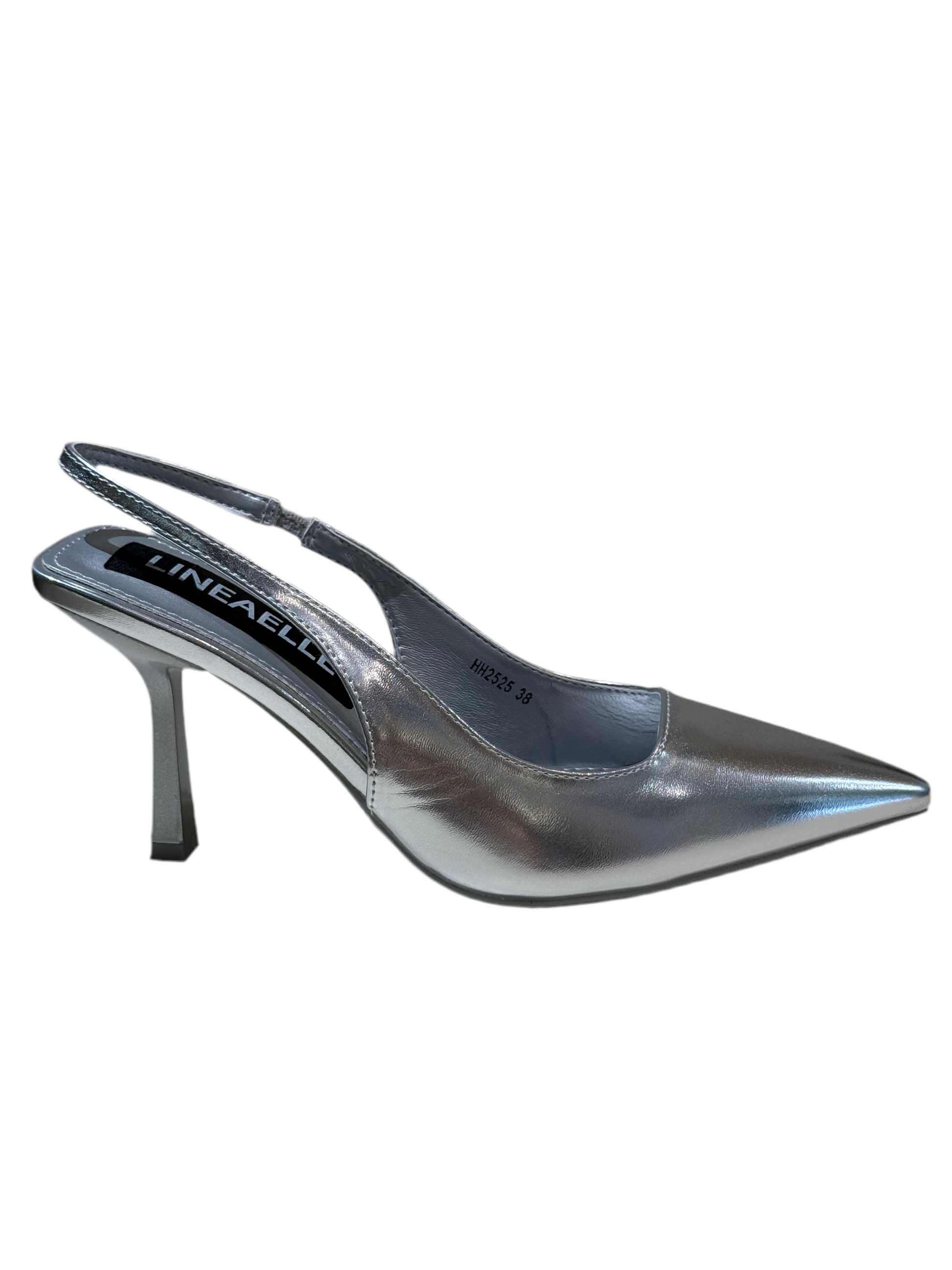 Chanel argento tacco 75 donna
