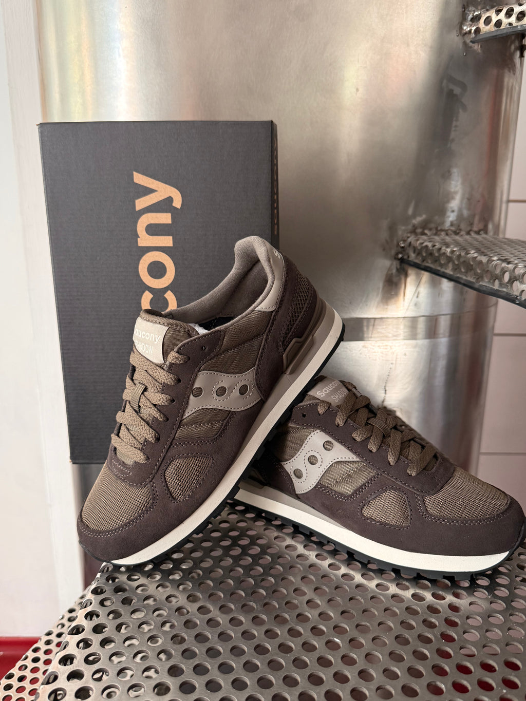 SAUCONY SHADOW ORIGINAL BROWN UOMO