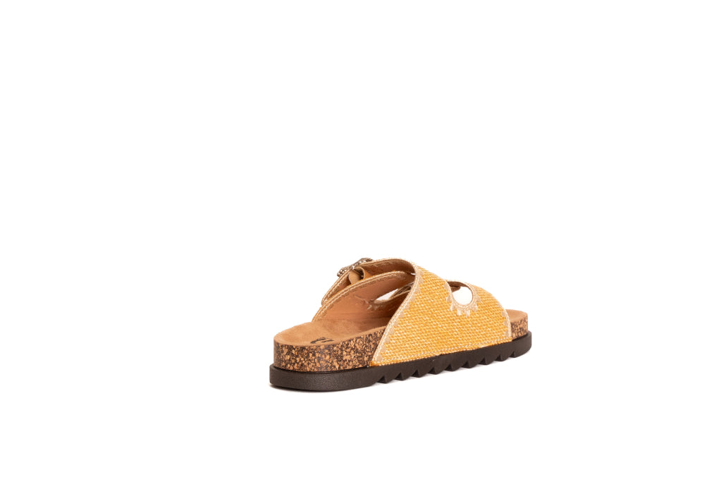 Ciabattina Gold & Gold camel