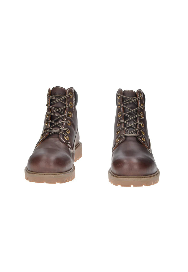 DOCKSTEPS STIVALETTI STRINGATI - MARRONE
