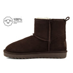 COLORS OF CALIFORNIA MIWO SHEEPSKIN Stivale in pelle con fodera montone CIOCCOLATO DONNA