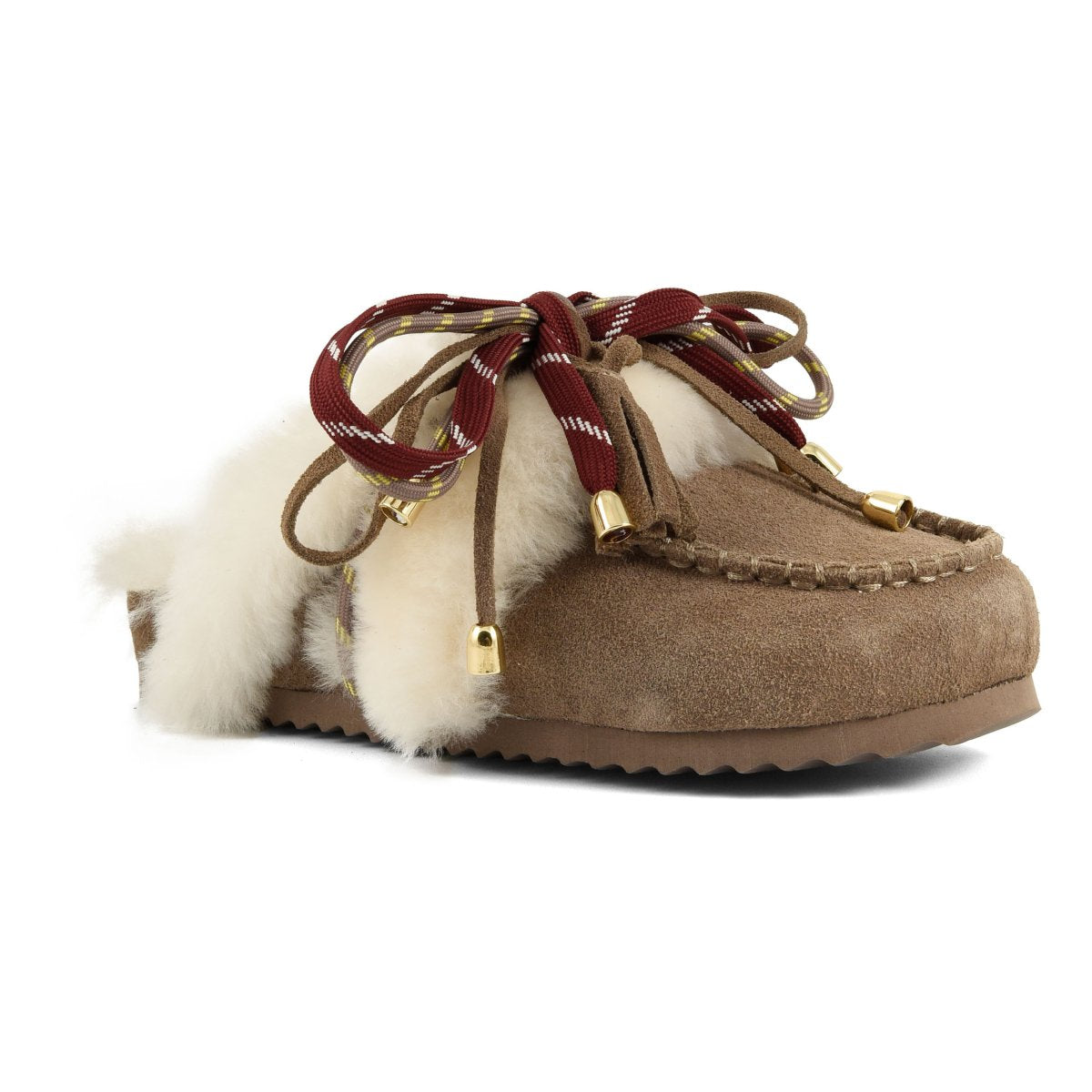 COLORS OF CALIFORNIA SABOT SHEEPSKIN PELLE CON FODERA  MONTONE