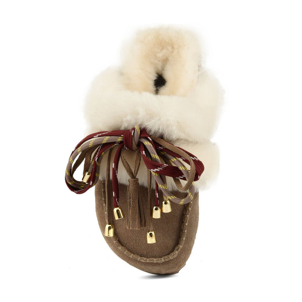 COLORS OF CALIFORNIA SABOT SHEEPSKIN PELLE CON FODERA  MONTONE