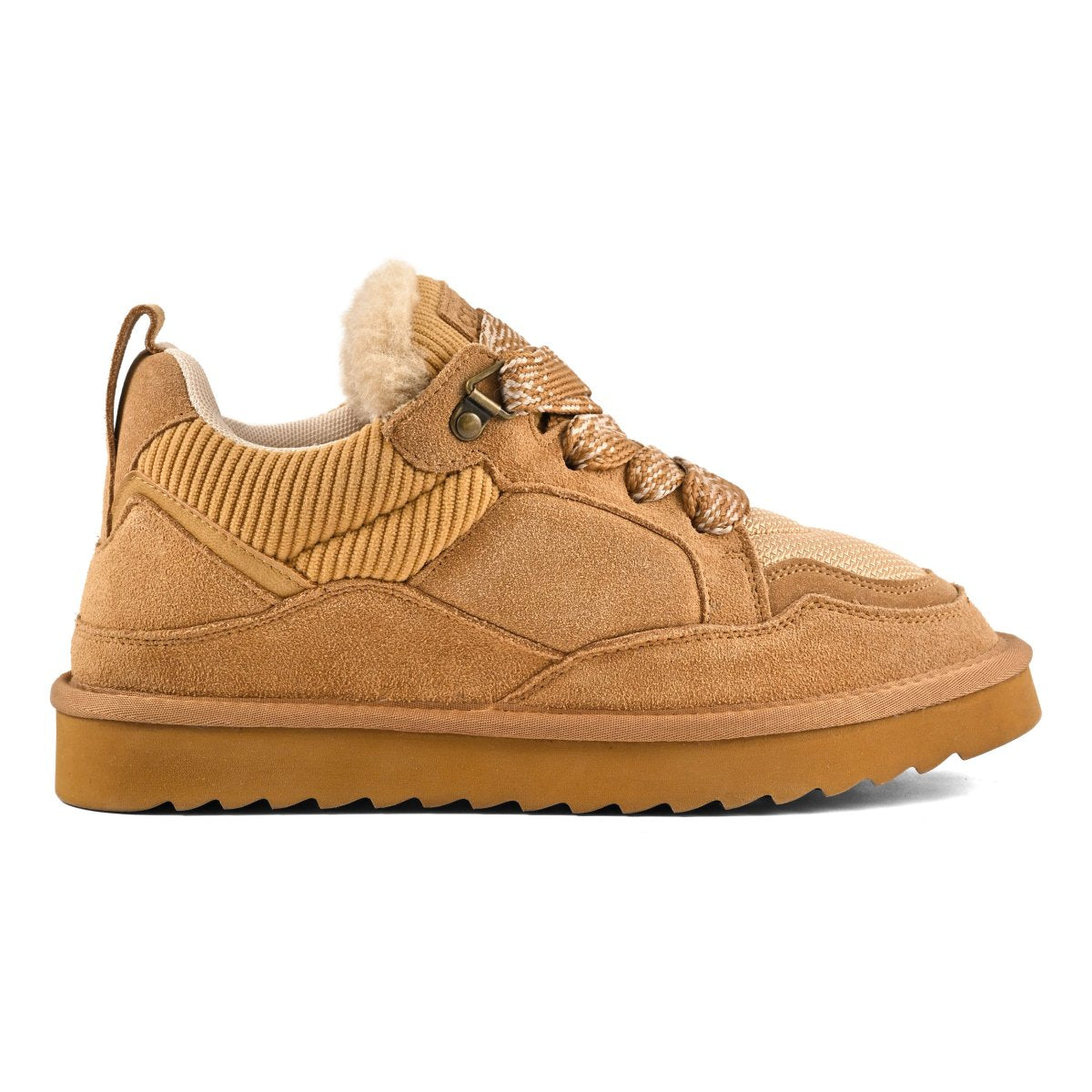 CALIFORNIA COLORS MIWO SNEAKER IN PELLE SCAMOSCIATA CAMEL DONNA