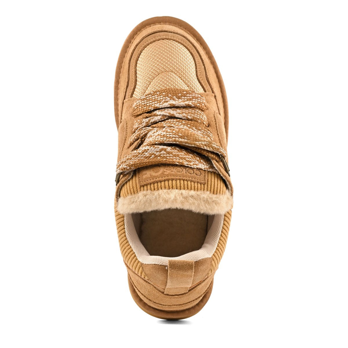 CALIFORNIA COLORS MIWO SNEAKER IN PELLE SCAMOSCIATA CAMEL DONNA