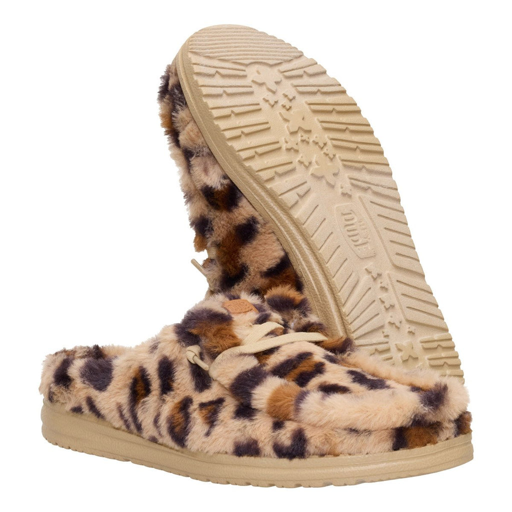 HEY DUDE WENDY SLIPPER LEO FUR