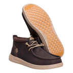 HEY DUDE WALLY MID  GRIP CLASSIC MOLE BROWN UOMO