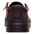 HEY DUDE REV TUMBLED LEATHER CHOCOLATE UOMO